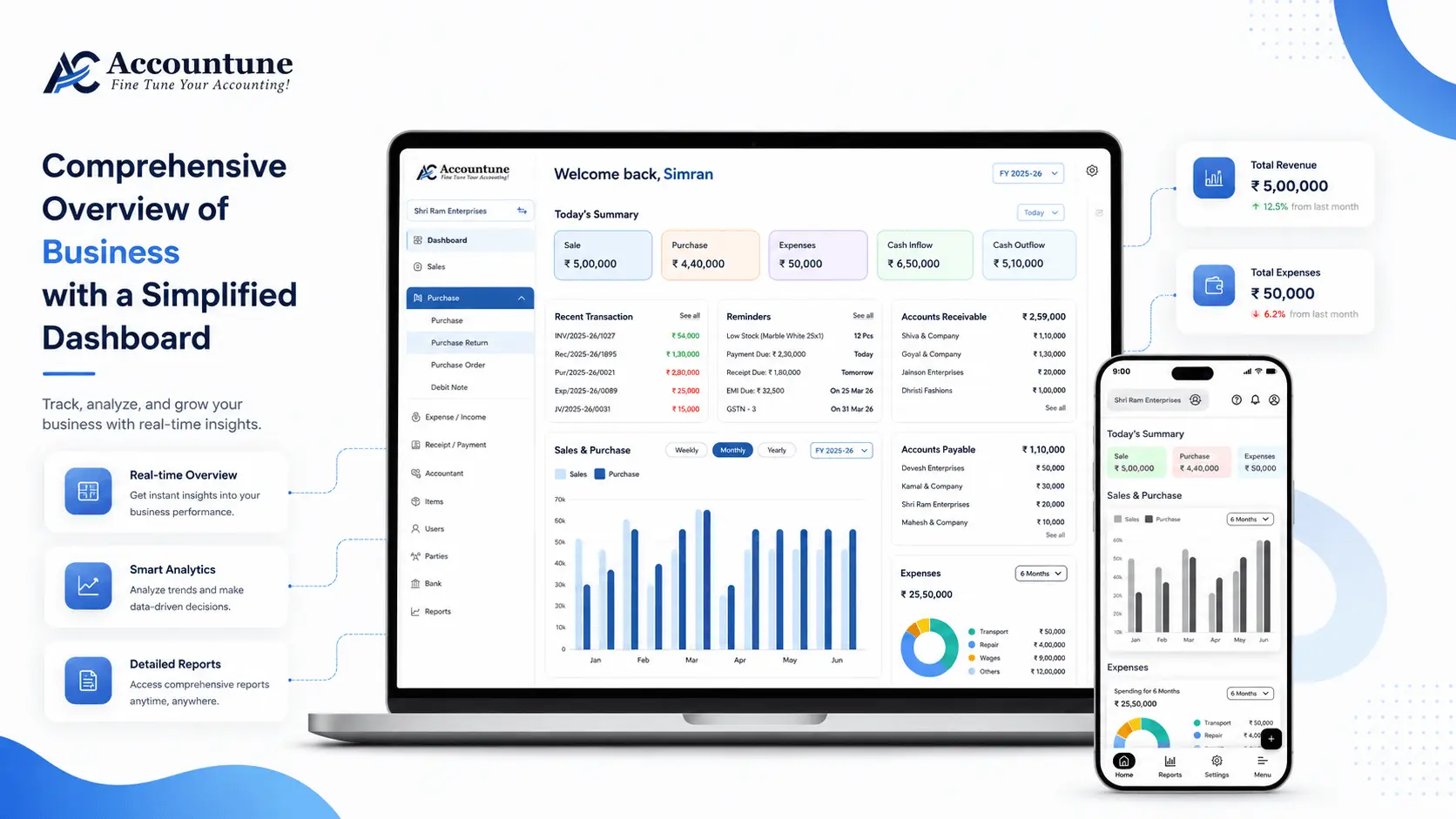 Accountune accounting platform