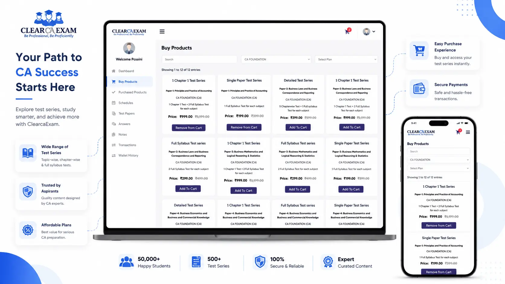 Clear CA Exam education platform